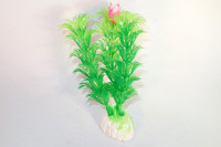Kunstpflanze gr&uuml;n mit Bl&uuml;te 10 cm