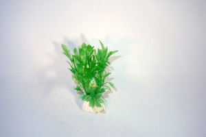 Kunstpflanze grün 10 cm Aquarium Dekoration