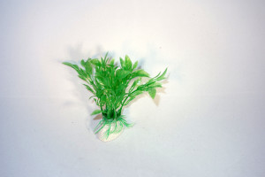 Décoration aquarium plante artificielle verte 10 cm