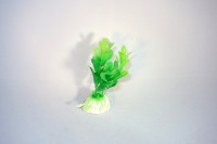 D&eacute;coration aquarium plante artificielle verte 10 cm