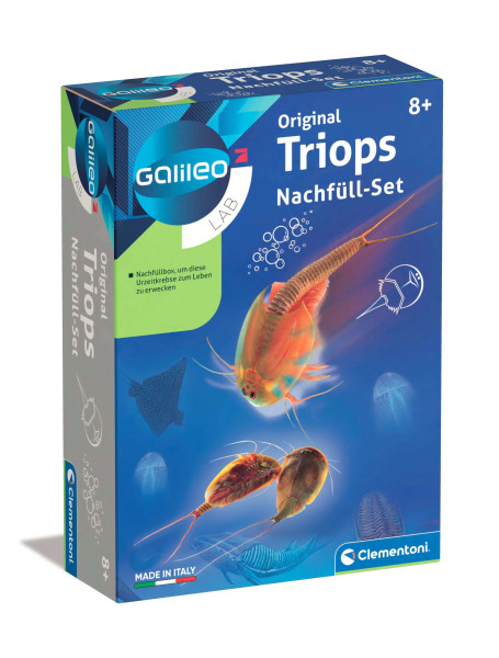 Clementoni - Galileo - Crevettes t&ecirc;tards - Recharge Triops