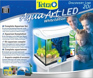 Rijpen Microcomputer Maken Tetra AquaArt LED Set Shrimp white Aquarium 20 Liter, 89,99 €