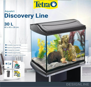 Tetra Aquarium-Set Starter Line LED 30 l Anthrazit